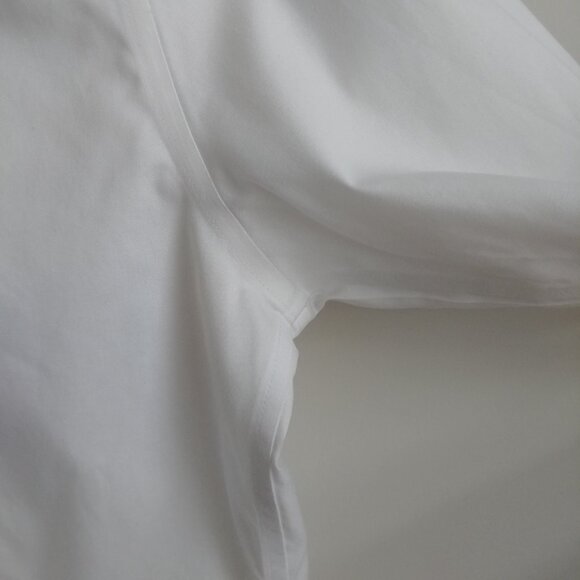 Brooks Brother's Women's 6 white cotton fitted button down up shirt blouse - Picture 6 of 16